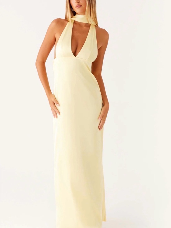 Peppermayo Dresses & Skirts - Peppermayo Alicia Satin Halter Maxi Dress